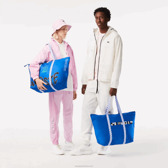 mujer Lacoste 6F242850 marina por todas partes l09 bolsa de fin de semana plegable mujer Lacoste 6F242850 marina por todas partes l09 bolsa de fin de semana plegable