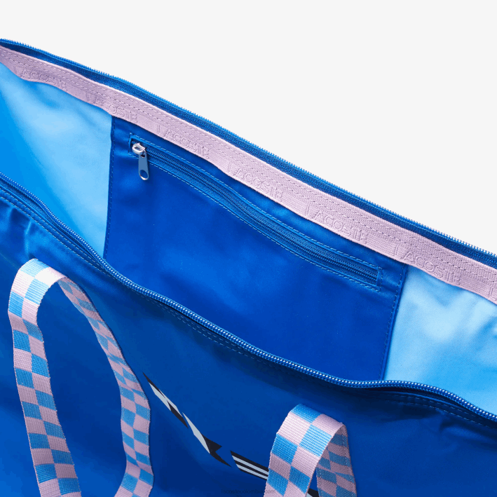 mujer Lacoste 6F242850 marina por todas partes l09 bolsa de fin de semana plegable