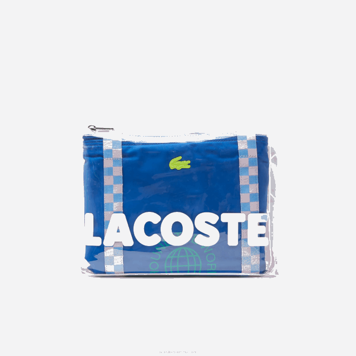 mujer Lacoste 6F242850 marina por todas partes l09 bolsa de fin de semana plegable