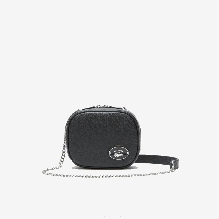 mujer Lacoste 6F242853 negro 000 bolsa crossover pequeña de piel granulada mujer Lacoste 6F242853 negro 000 bolsa crossover pequeña de piel granulada
