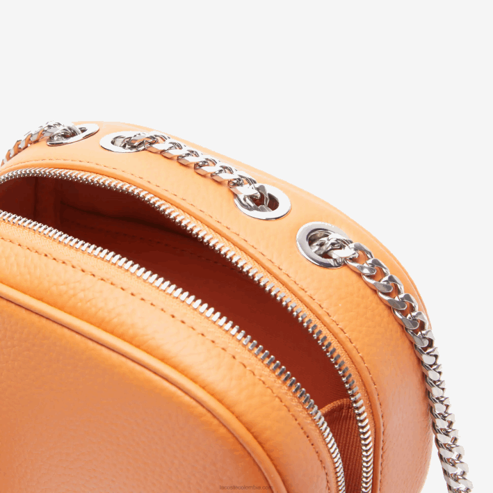 mujer Lacoste 6F242854 poteria k20 bolsa crossover pequeña de piel granulada