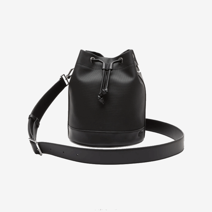 mujer Lacoste 6F242860 negro 000 bolso bombonera con correa removible mujer Lacoste 6F242860 negro 000 bolso bombonera con correa removible