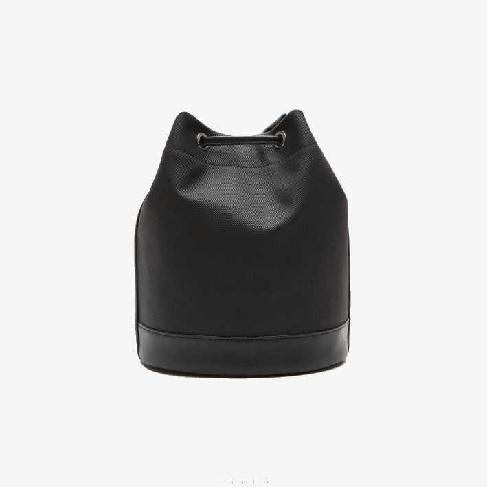 mujer Lacoste 6F242860 negro 000 bolso bombonera con correa removible