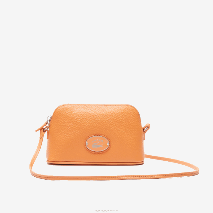 mujer Lacoste 6F242865 poteria k20 bolsa crossover con cúpula de cuero granulado