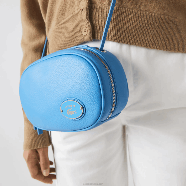 mujer Lacoste 6F242870 argentino 213 bolso cámara pequeño de piel granulada