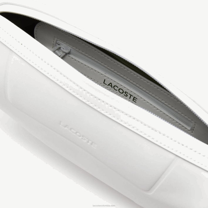 mujer Lacoste 6F242881 blanco sinople blanco l06 bolsa crossover con correa para el hombro