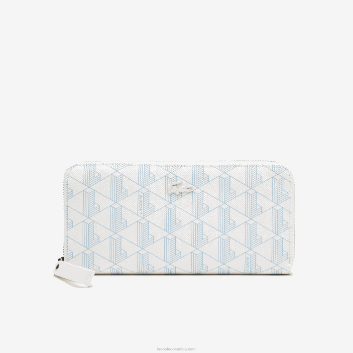 mujer Lacoste 6F242775 mono farine panorama l58 cartera con cremallera y monograma estampado mujer Lacoste 6F242775 mono farine panorama l58 cartera con cremallera y monograma estampado