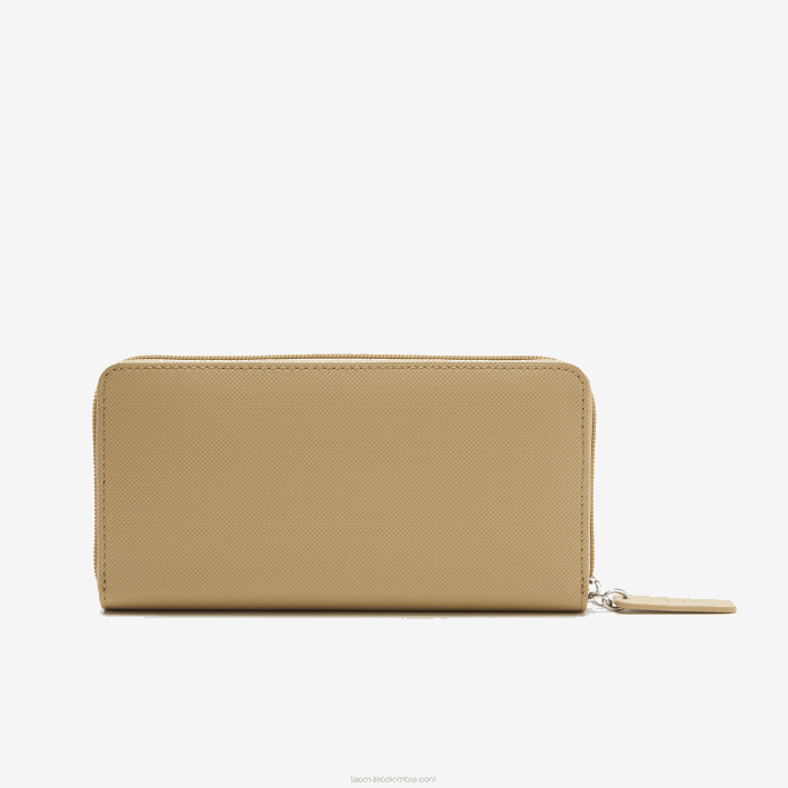 mujer Lacoste 6F242812 atigrado l37 l.12.12 concept cartera petit pique con cremallera para 12 tarjetas