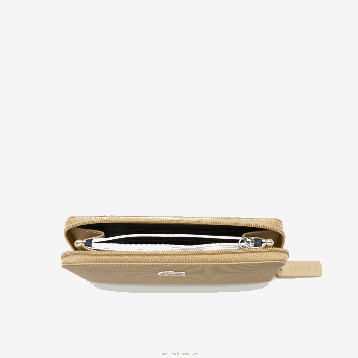 mujer Lacoste 6F242812 atigrado l37 l.12.12 concept cartera petit pique con cremallera para 12 tarjetas