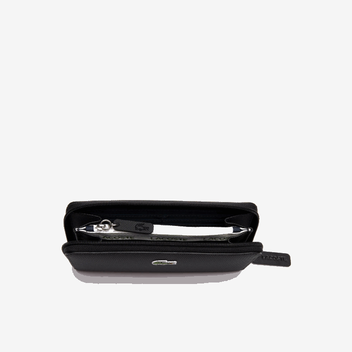 mujer Lacoste 6F242813 negro 000 l.12.12 concept cartera petit pique con cremallera para 12 tarjetas