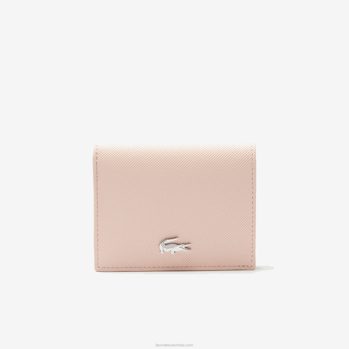 mujer Lacoste 6F242842 silla amande j19 cartera plegable pequeña anna mujer Lacoste 6F242842 silla amande j19 cartera plegable pequeña anna