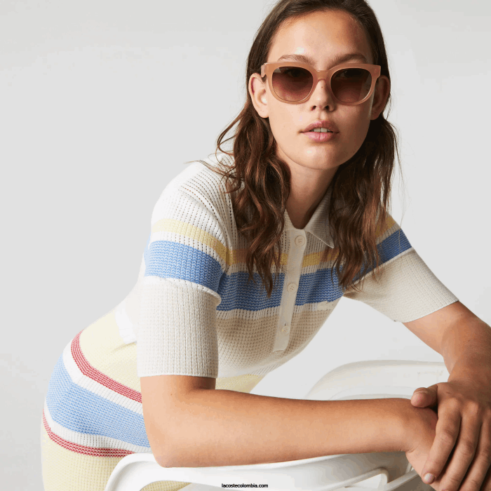 mujer Lacoste 6F242919 rosa 662 gafas de sol ovaladas de acetato de piel de cocodrilo mujer Lacoste 6F242919 rosa 662 gafas de sol ovaladas de acetato de piel de cocodrilo