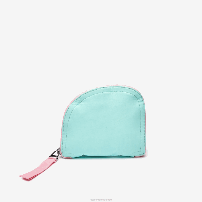 mujer Lacoste 6F242056 seringat flúor lotus k10 mochila plegable de nailon con banda de la marca