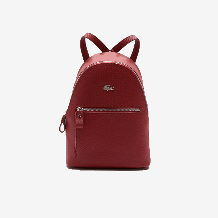mujer Lacoste 6F242845 burdeos c88 mochila daily classic de lona piqué revestida mujer Lacoste 6F242845 burdeos c88 mochila daily classic de lona piqué revestida