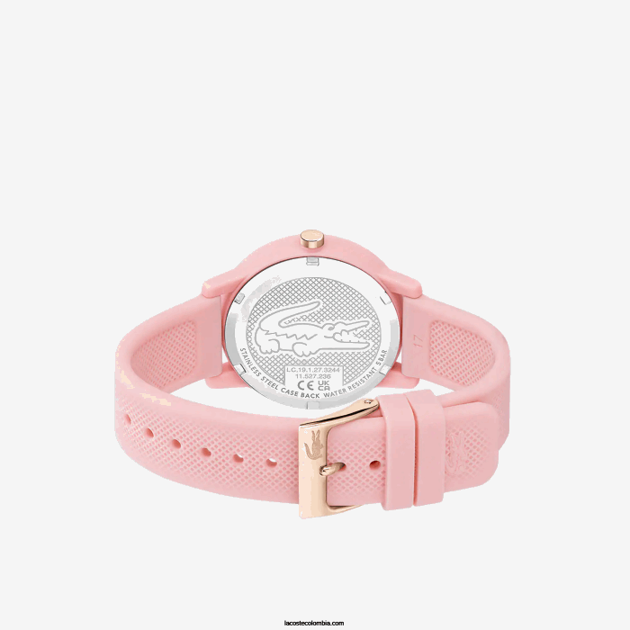 mujer Lacoste 6F242909 rosa 000 Reloj 12.12 correa silicona rosa