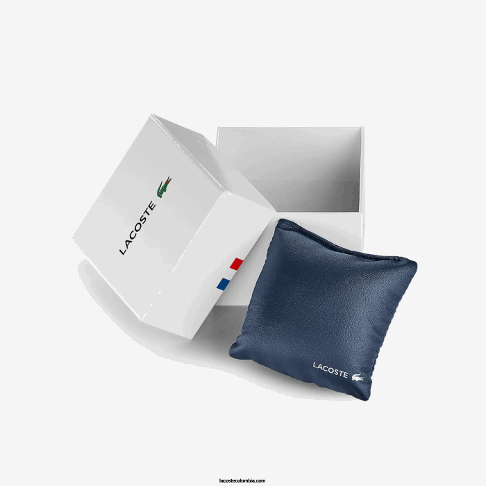 mujer Lacoste 6F242924 negro 000 reloj club 3 agujas - negro con correa de piel