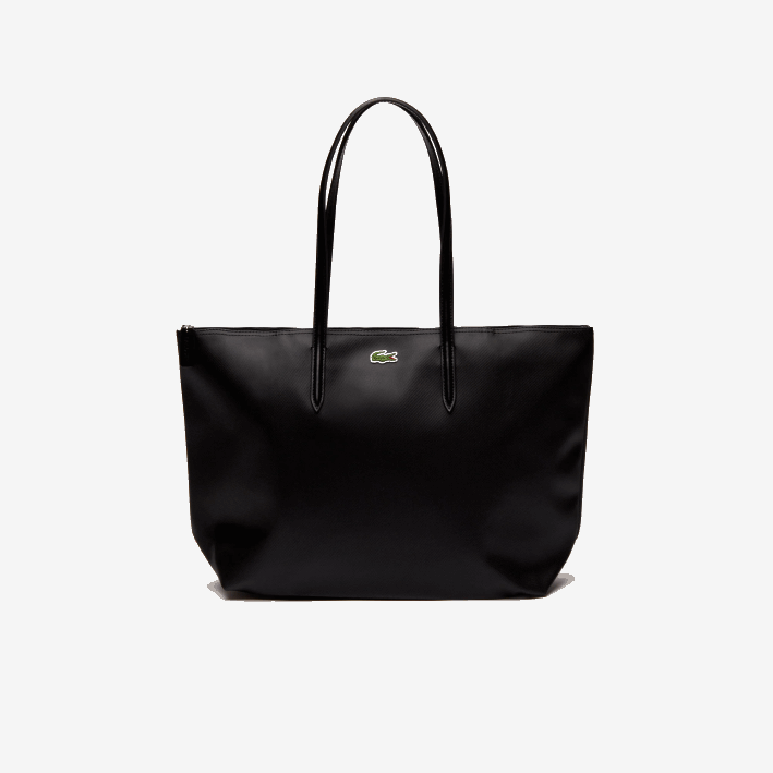mujer Lacoste 6F242766 negro 000 bolso shopper con cremallera l.12.12 concept