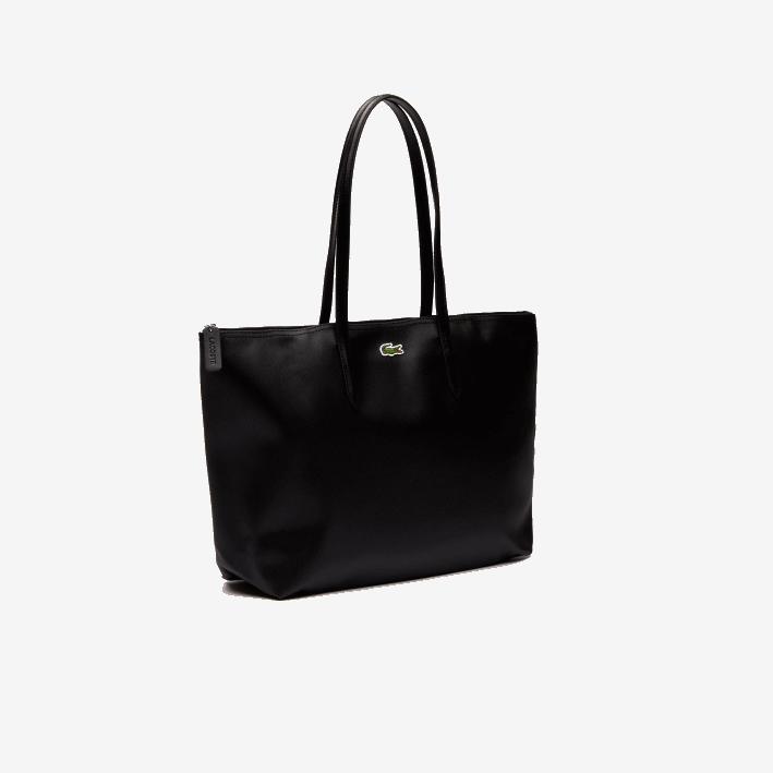 mujer Lacoste 6F242766 negro 000 bolso shopper con cremallera l.12.12 concept