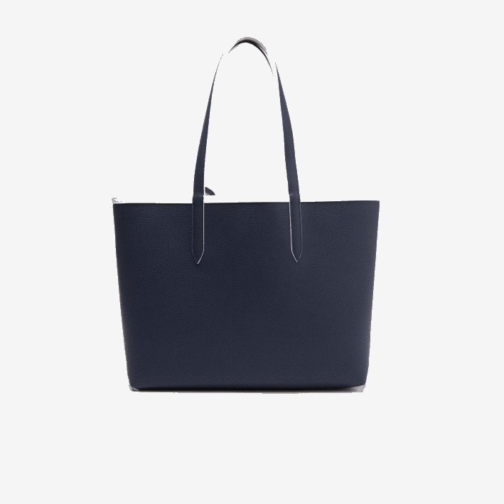 mujer Lacoste 6F242776 noche azul farine l44 bolso shopper anna reversible bicolor