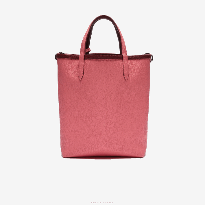 mujer Lacoste 6F242781 perileno amarilis g45 tote anna reversible de lona revestida