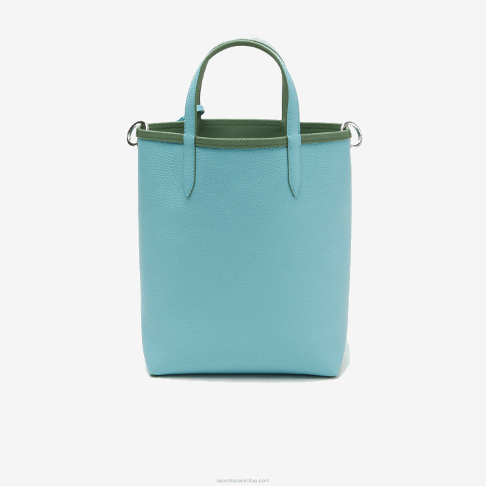 mujer Lacoste 6F242782 Frene litoral l49 tote anna reversible de lona revestida
