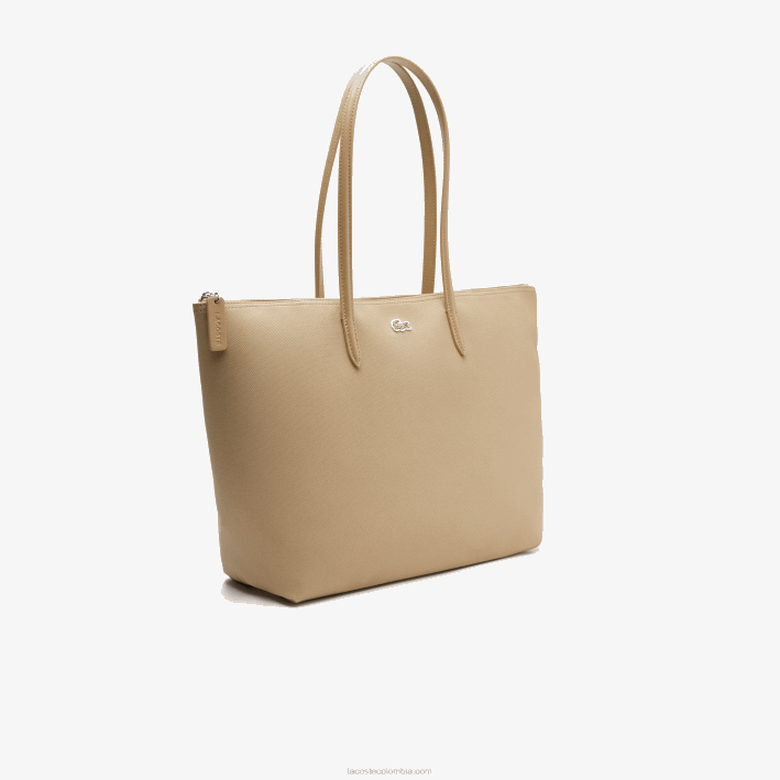 mujer Lacoste 6F242784 atigrado l37 bolso shopper con cremallera l.12.12 concept