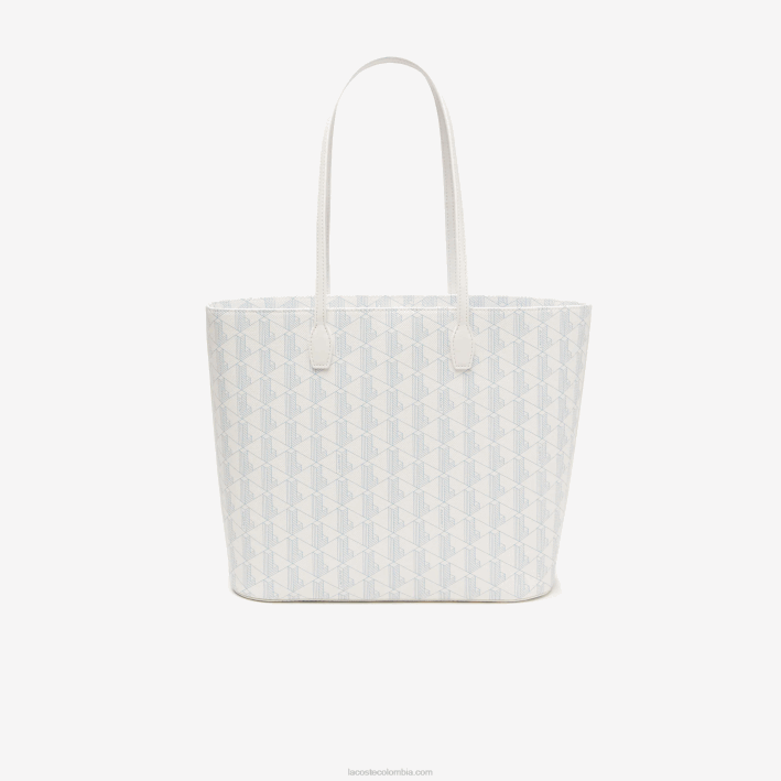 mujer Lacoste 6F242785 mono farine panorama l58 bolso shopper con monograma estampado