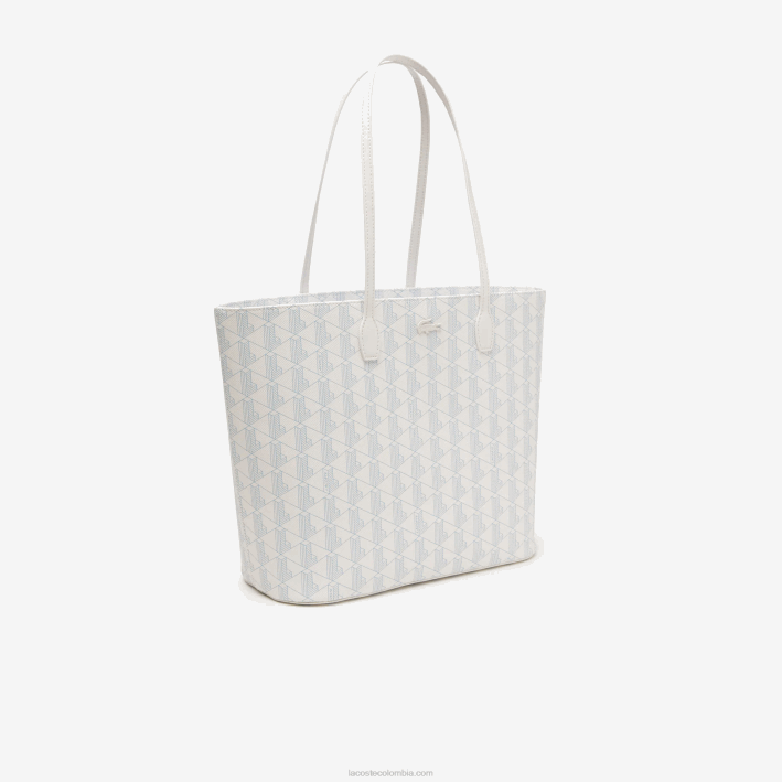 mujer Lacoste 6F242785 mono farine panorama l58 bolso shopper con monograma estampado