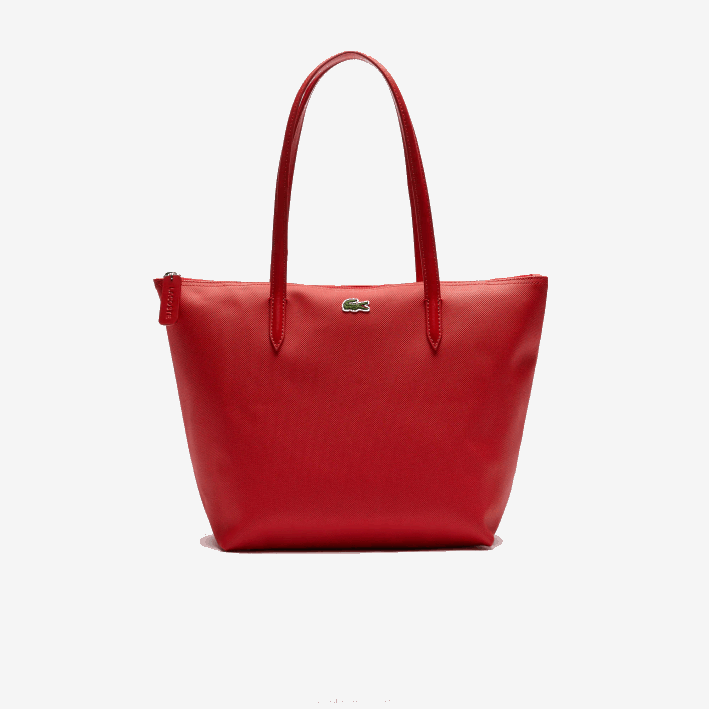 mujer Lacoste 6F242803 alto riesgo rojo 883 bolso shopper l.12.12 concept pequeño con cremallera