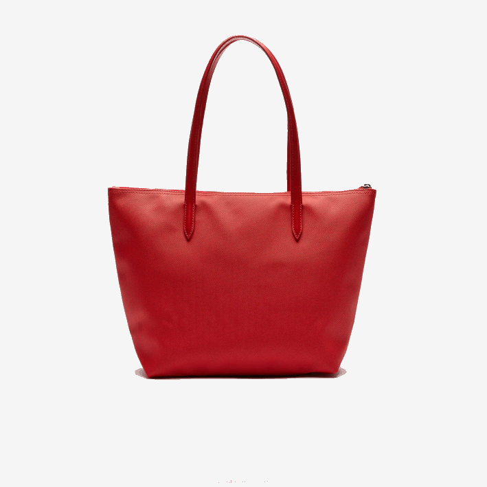 mujer Lacoste 6F242803 alto riesgo rojo 883 bolso shopper l.12.12 concept pequeño con cremallera