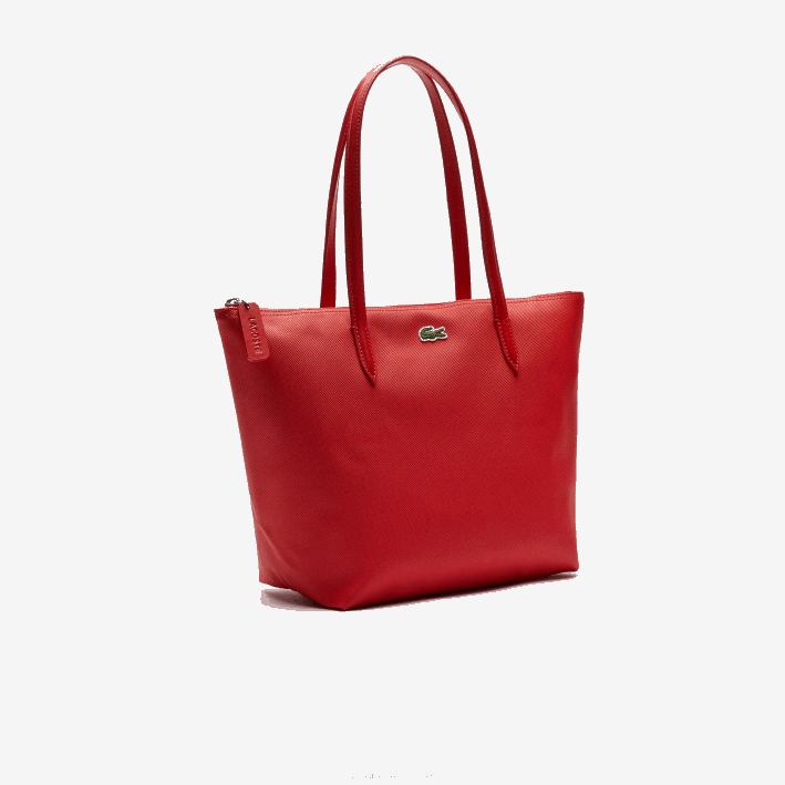 mujer Lacoste 6F242803 alto riesgo rojo 883 bolso shopper l.12.12 concept pequeño con cremallera