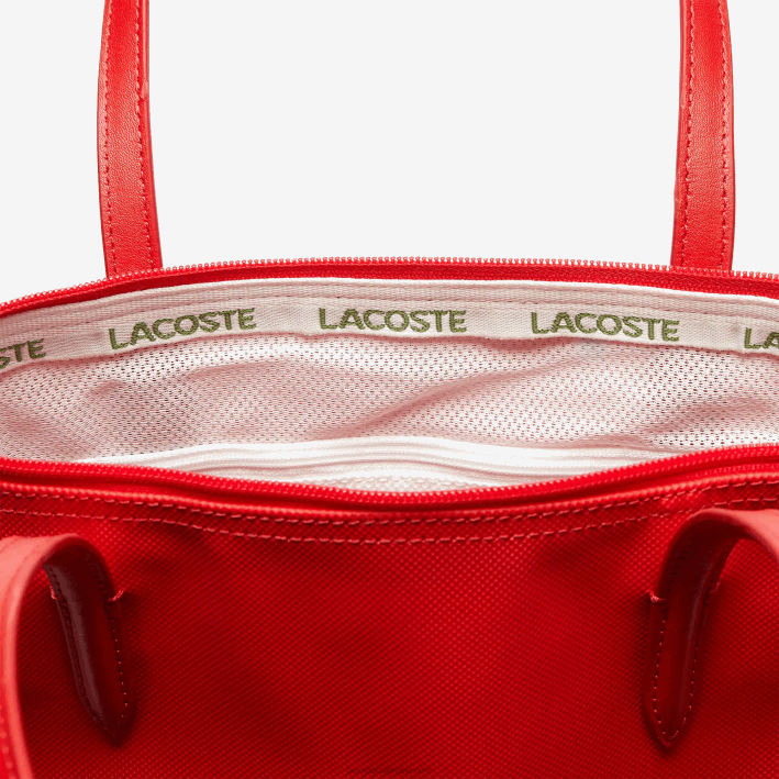 mujer Lacoste 6F242803 alto riesgo rojo 883 bolso shopper l.12.12 concept pequeño con cremallera