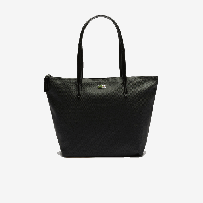 mujer Lacoste 6F242804 negro 000 bolso shopper l.12.12 concept pequeño con cremallera