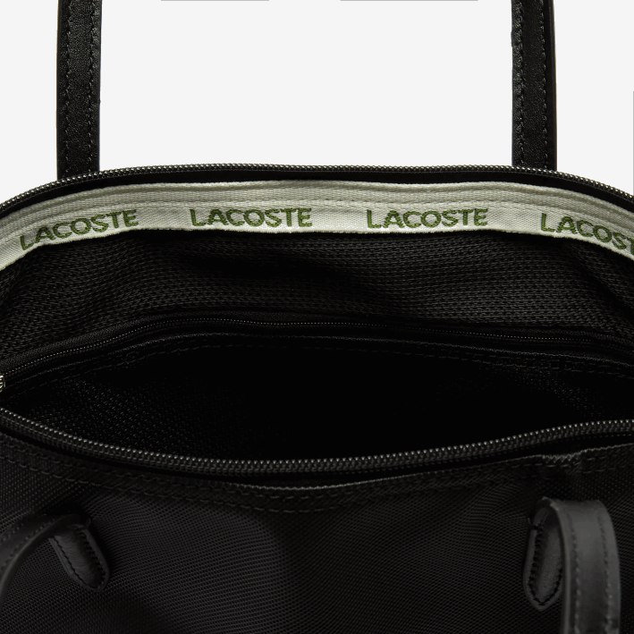mujer Lacoste 6F242804 negro 000 bolso shopper l.12.12 concept pequeño con cremallera
