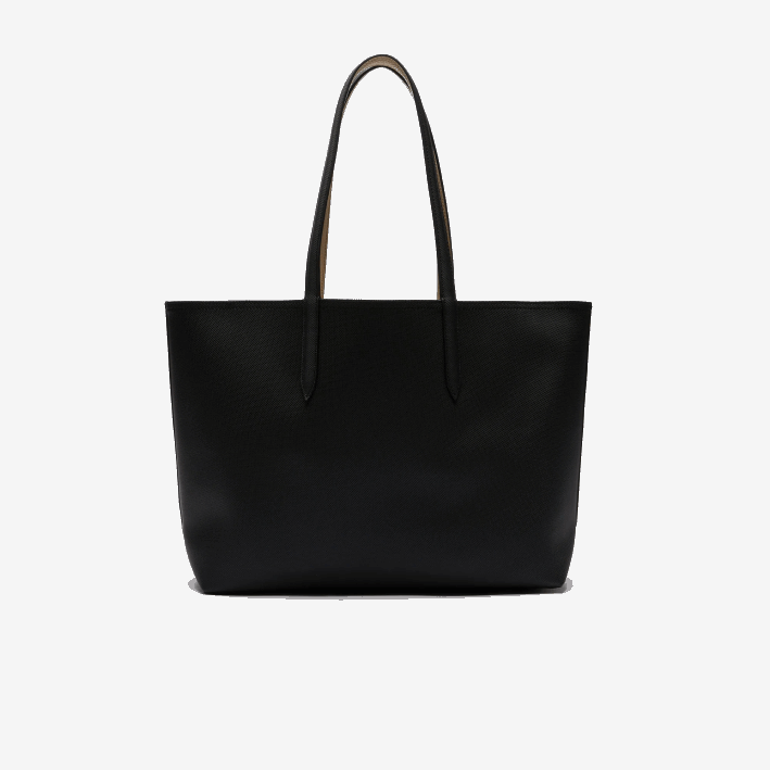mujer Lacoste 6F242824 negro krema a91 bolso shopper anna reversible bicolor
