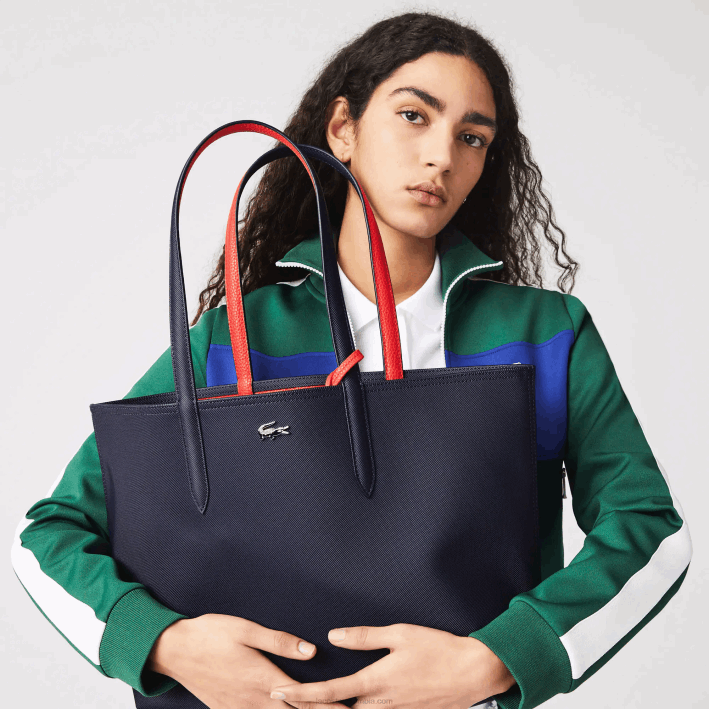 mujer Lacoste 6F242828 marino 166 colorete 240 b50 bolso shopper anna reversible bicolor mujer Lacoste 6F242828 marino 166 colorete 240 b50 bolso shopper anna reversible bicolor