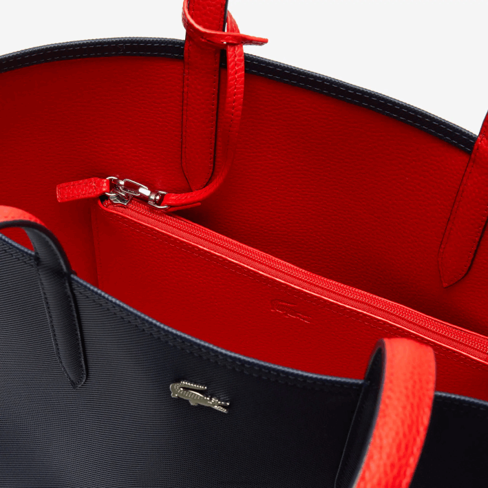 mujer Lacoste 6F242828 marino 166 colorete 240 b50 bolso shopper anna reversible bicolor