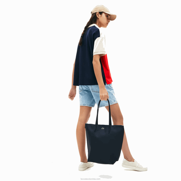 mujer Lacoste 6F242834 eclipse 141 bolso shopper l.12.12 concept con cremallera vertical mujer Lacoste 6F242834 eclipse 141 bolso shopper l.12.12 concept con cremallera vertical