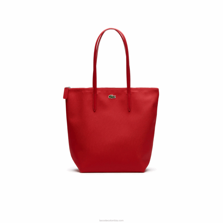 mujer Lacoste 6F242836 rosa virtual 185 bolso shopper l.12.12 concept con cremallera vertical mujer Lacoste 6F242836 rosa virtual 185 bolso shopper l.12.12 concept con cremallera vertical