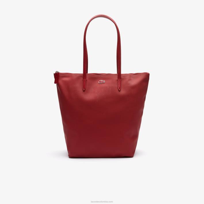 mujer Lacoste 6F242837 alizarina c62 bolso shopper l.12.12 concept con cremallera vertical mujer Lacoste 6F242837 alizarina c62 bolso shopper l.12.12 concept con cremallera vertical