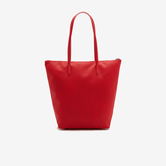 mujer Lacoste 6F242843 alto riesgo rojo 883 bolso shopper l.12.12 concept con cremallera vertical