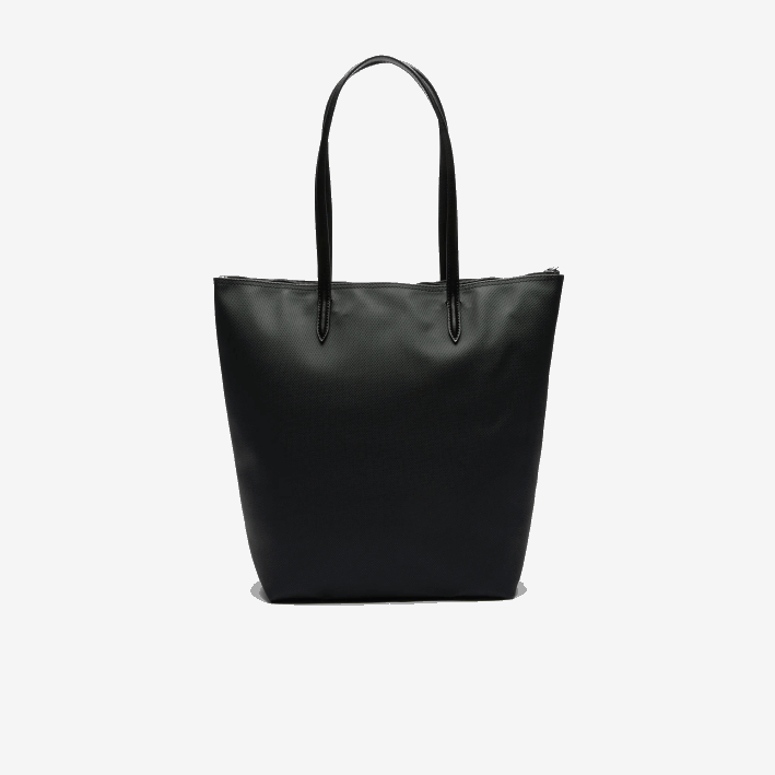 mujer Lacoste 6F242847 negro 000 bolso shopper l.12.12 concept con cremallera vertical