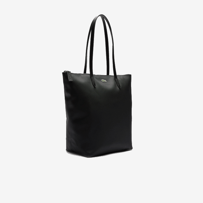 mujer Lacoste 6F242847 negro 000 bolso shopper l.12.12 concept con cremallera vertical