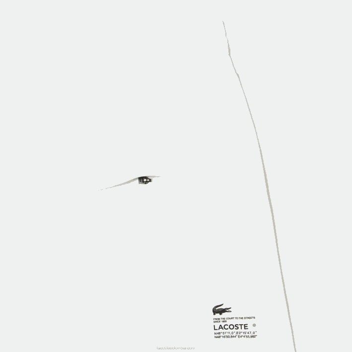 mujer Lacoste 6F242445 blanco 001 pantalones cortos lisos