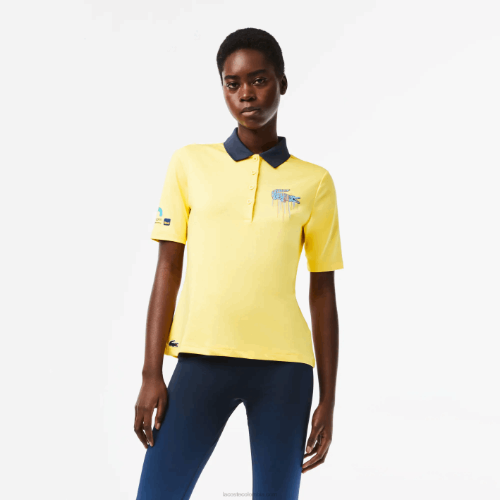 mujer Lacoste 6F242373 amarillo 107 polo sport miami edición abierta mujer Lacoste 6F242373 amarillo 107 polo sport miami edición abierta