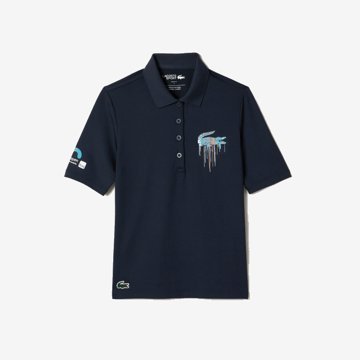 mujer Lacoste 6F242374 kxe azul polo sport miami edición abierta