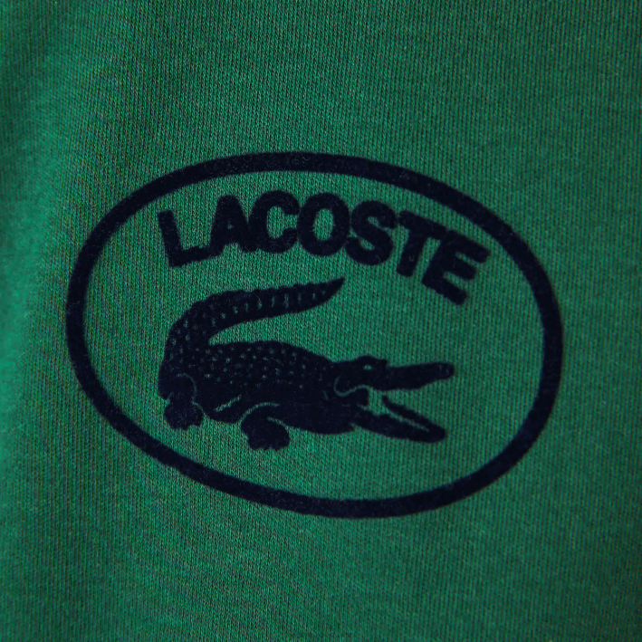 mujer Lacoste 6F242608 verde 132 camiseta holgada de algodón orgánico