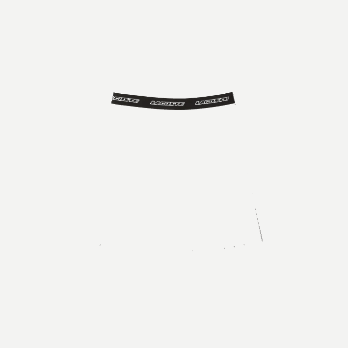 mujer Lacoste 6F242353 blanco 70v falda plisada con cintura elástica