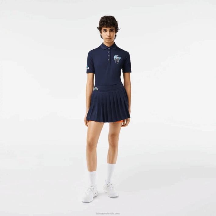 mujer Lacoste 6F242423 azul naranja t5i falda sport miami edición abierta mujer Lacoste 6F242423 azul naranja t5i falda sport miami edición abierta