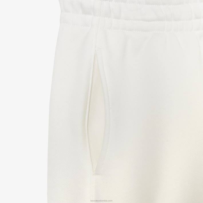 mujer6F242665 blanco 70v pantalones deportivos lacoste x goop en felpa de algodón